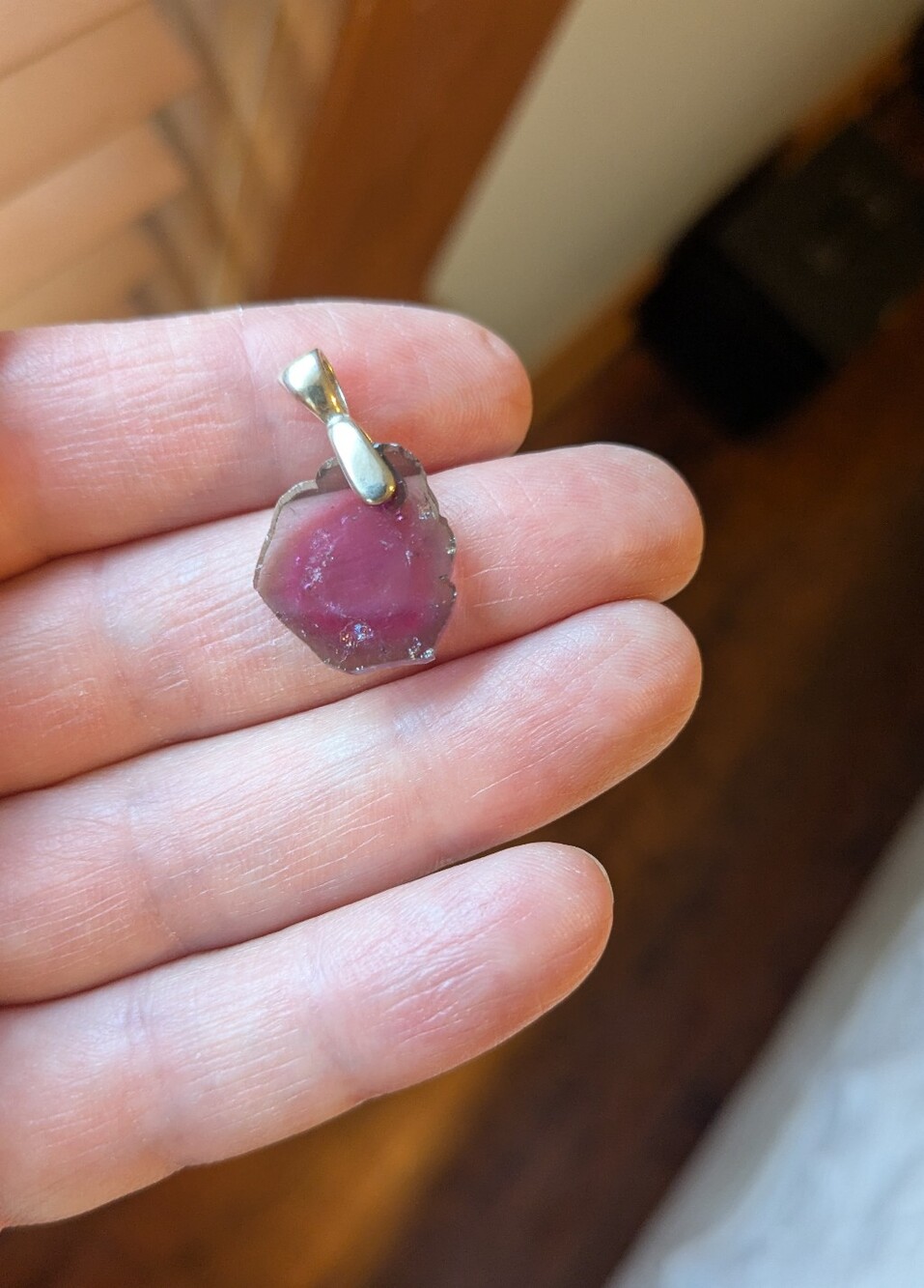 Watermelon Tourmaline Pendant